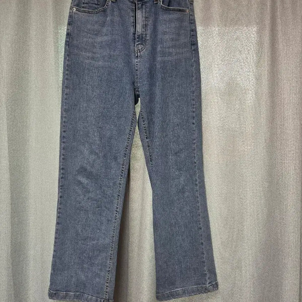[BUNJANG] Just One Straight Wide Denim Pants / 저스트원 일자 와이드 데님 팬츠