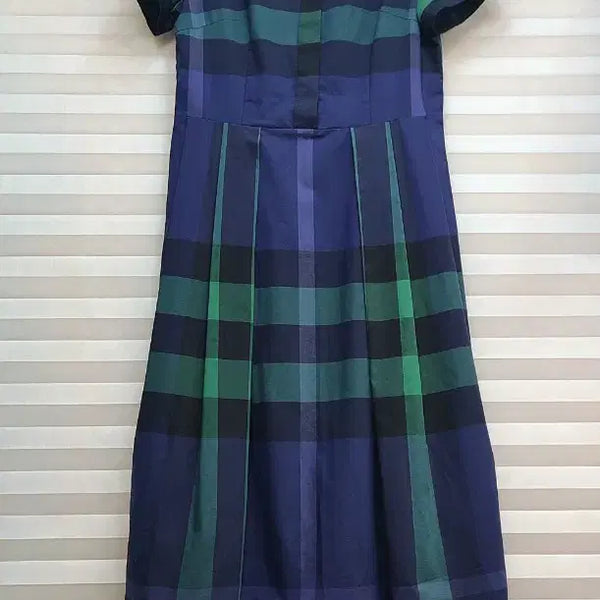[BUNJANG] Burberry Short Sleeve Check Long Dress / 버버리> 반팔 체크 롱원피스