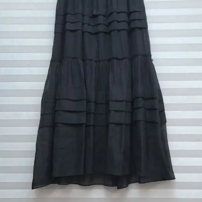 [BUNJANG] SJSJ Tiered Long Skirt / SJSJ> 하늘하늘 티어드 롱스커트 (315천원)