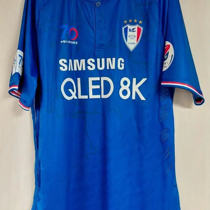 [BUNJANG] Suwon Samsung 70th Anniversary Retro Kit XL / 수원삼성 시승격 70주년 기념 유니폼 XL