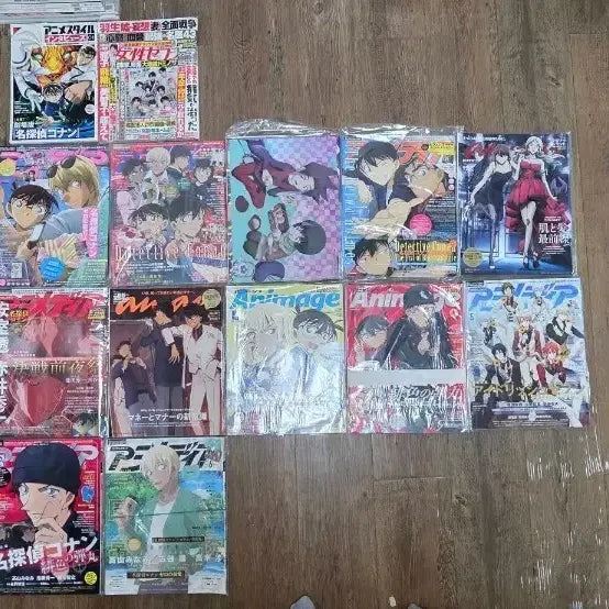 [BUNJANG] Detective Conan Anime Magazines Bundle / 코난 관련 일본 애니메이션 잡지 팝니다.