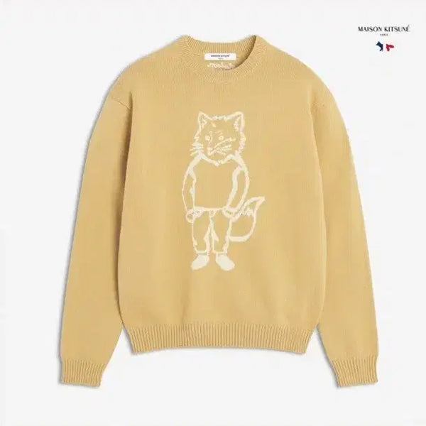 [BUNJANG] Maison Kitsune Wool Knit Sweater / 메종키츠네 니트 새제품