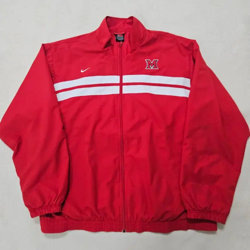 [BUNJANG] Nike Team Redhawks Old School Windbreaker XL / 나이키 팀 레드호크스 올드스쿨 바람막이 급처