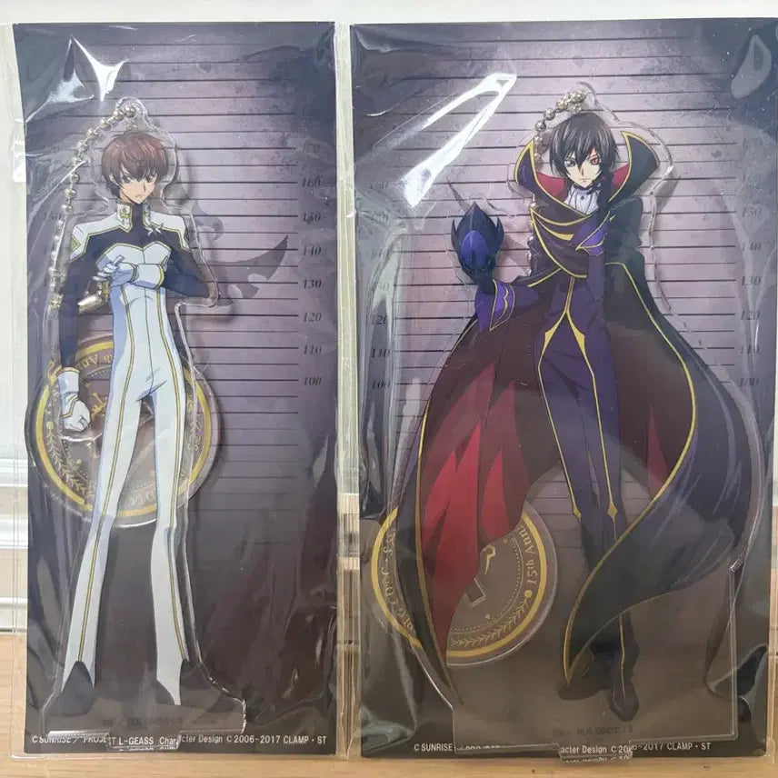[BUNJANG] Code Geass Suzaku Kururugi & Lelouch Lamperouge Acrylic Stand Set (Size S, 2 Types, Bundle) / 코드기어스 s사이즈 아크릴 스탠드 스자쿠, 를르슈 2종 일괄 판매