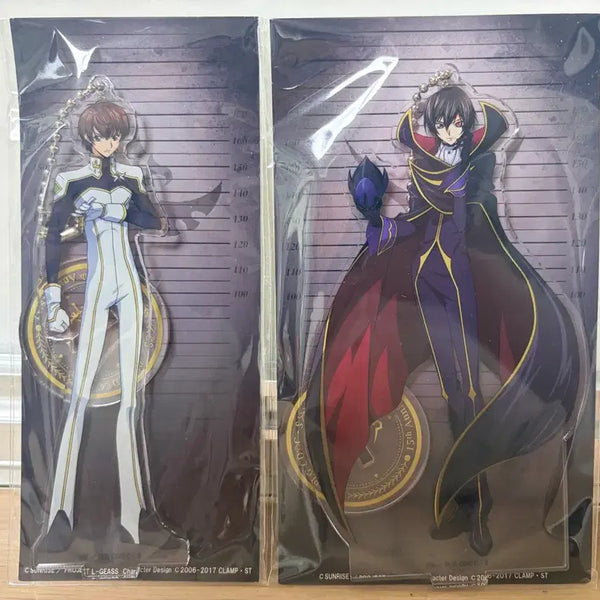 [BUNJANG] Code Geass Suzaku Kururugi & Lelouch Lamperouge Acrylic Stand Set (Size S, 2 Types, Bundle) / 코드기어스 s사이즈 아크릴 스탠드 스자쿠, 를르슈 2종 일괄 판매
