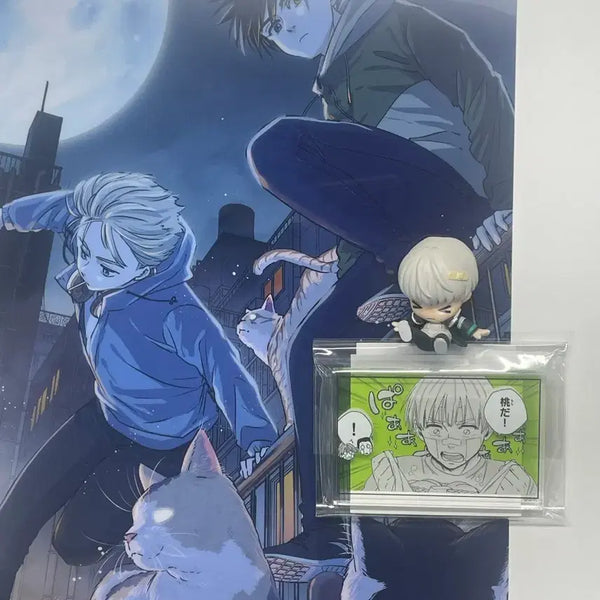 [BUNJANG] Weverse KAZI Exhibition Acrylic Block & Mini Figure Bundle Set / (일괄) 윈브레 카지 렌 전시회 아크릴 블럭, 미니 피규어