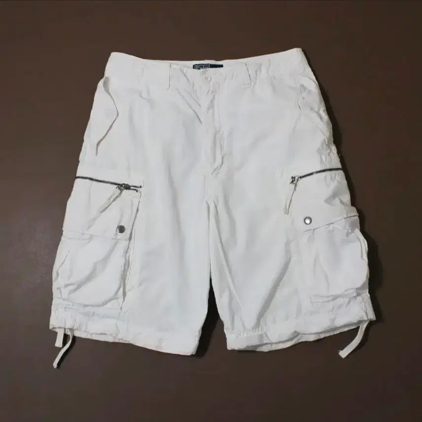 [BUNJANG] Polo Ralph Lauren Ripstop Cargo Shorts White / 32사이즈) 폴로 립스탑 카고 쇼츠 화이트