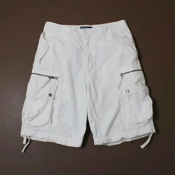 [BUNJANG] Polo Ralph Lauren Ripstop Cargo Shorts White / 32사이즈) 폴로 립스탑 카고 쇼츠 화이트
