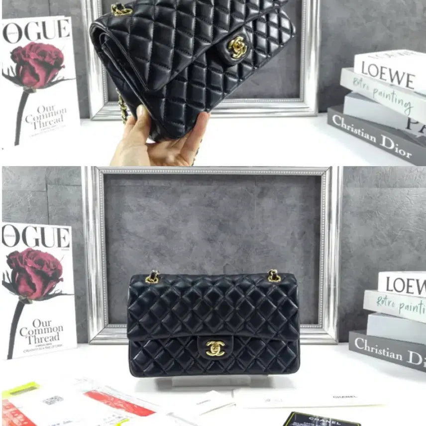 [BUNJANG] Chanel Classic Flap Bag Gold Hardware / 샤 클래식 플랩백 금장