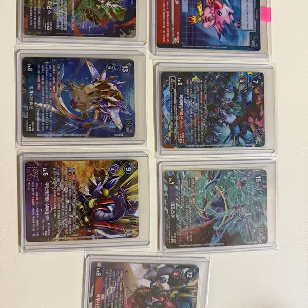 [BUNJANG] Digimon Card Parallel Secret Set (7 Types) / 디지몬카드 패러렐 시크릿 모음 7종