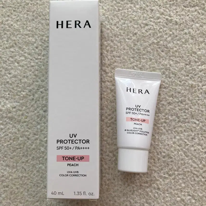 [BUNJANG] Hera UV Protector Tone-up Peach Sunscreen / 헤라 UV 프로텍터 톤업 피치