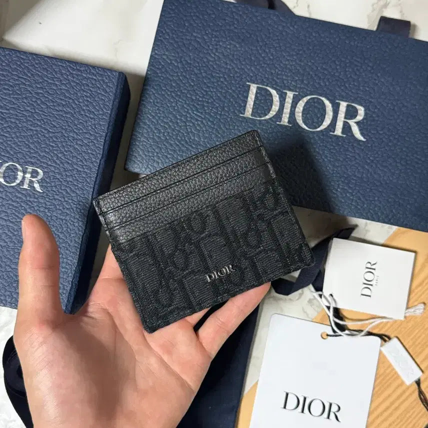 [BUNJANG] Dior Oblique Card Holder Full Box Authentic / 디올 오블리크 카드지갑 풀박스 정품