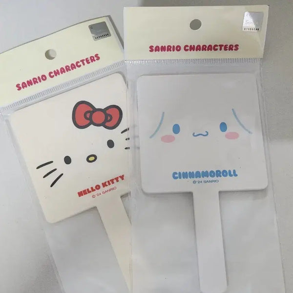 [BUNJANG] Sanrio Hello Kitty Cinnamoroll Hand Mirror / 산리오 캐릭터 헬로키티 시나모롤 손거울