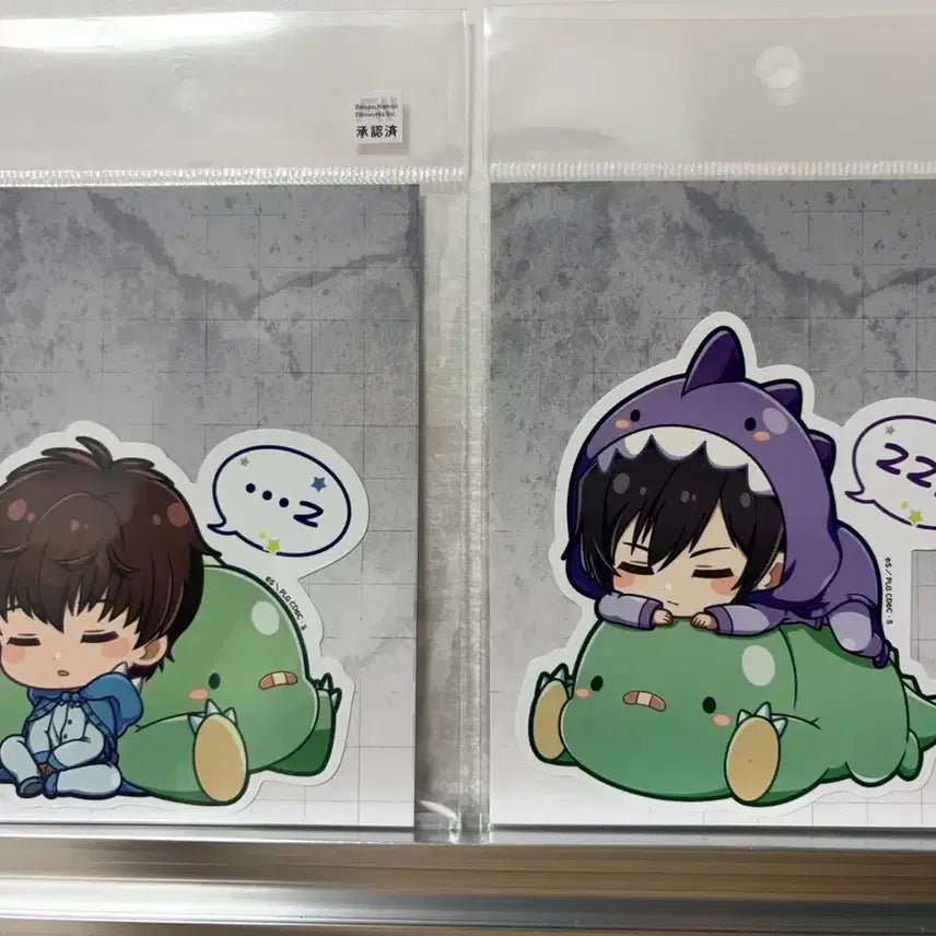 [BUNJANG] Code Geass Gyro Collection Die-Cut Sticker Set Suzaku & Lelouch (Bundle Set) / 코드기어스 갸오코레 다이컷 스티커 스자쿠, 를르슈 2종 일괄 판매