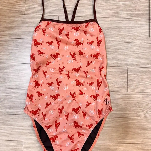 [BUNJANG] Kiroo Rio Signature V-Back Swimsuit / 키로우 리오 시그니쳐v백
