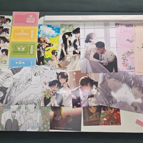 [BUNJANG] Detective Conan Wedding Cafe Acrylic Stand / (비공굿) 코난 2024 신란헤카 웨딩카페 전프레