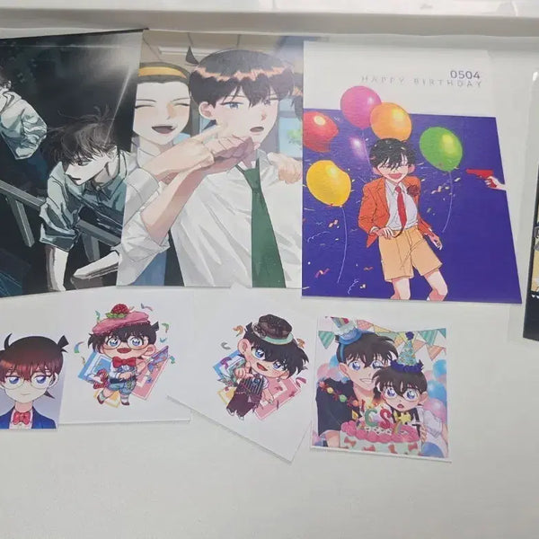 [BUNJANG] Detective Conan Kaito Kid 2023 Birthday Cafe Full Set / (비공굿) 코난 2023 코난/신이치 생일카페 전프레