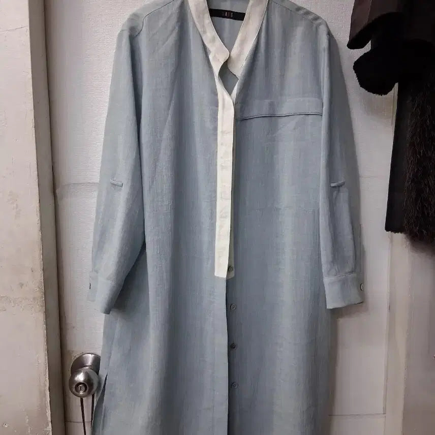 [BUNJANG] Daks Light Blue Shirt Dress Size 90 / 닥스 셔츠 원피스 라이트 블루 90