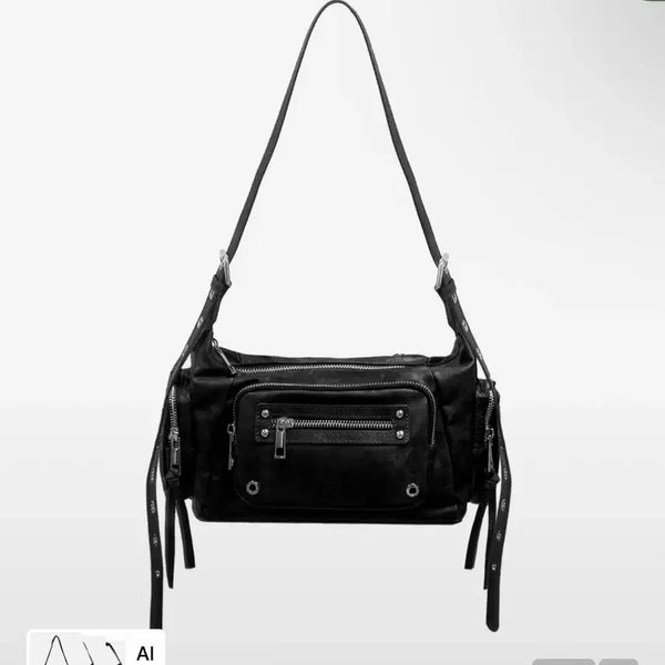 [BUNJANG] Marco Bag - Black Purple / 블랙퍼플 마르코 백 Marco Bag_BLACK