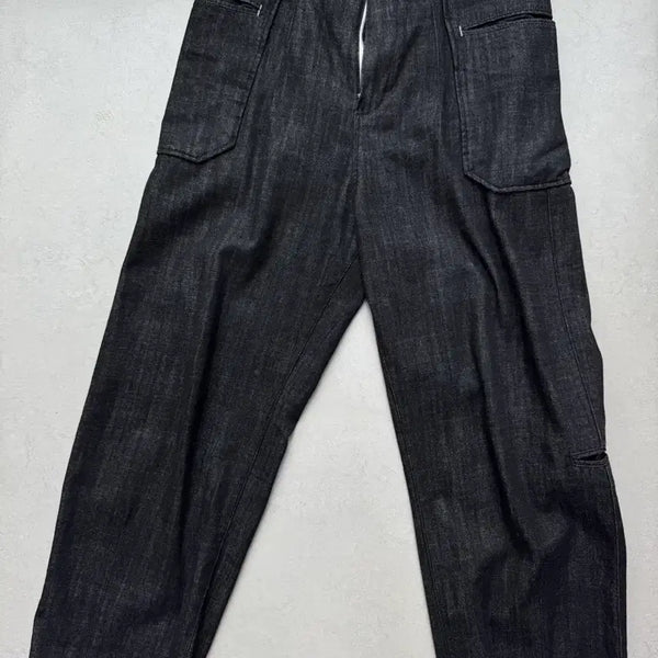 [BUNJANG] Pollyteru Liso Denim Black / 폴리테루 liso denim - black (slub black)