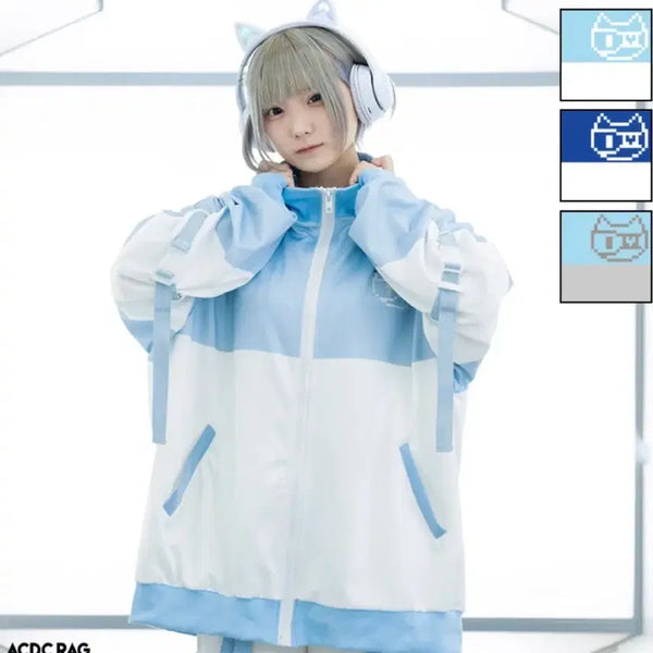 [BUNJANG] ACDC RAG Dot neko Jersey Setup Set / acdc rag 도트네코 미즈이로 져지 일괄 서브컬쳐