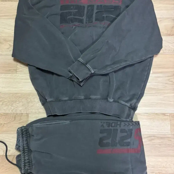 [BUNJANG] HDEX 212 Pigment Sweat Setup Set / HDEX 더매스 212 피그먼트 스웨트 셋업