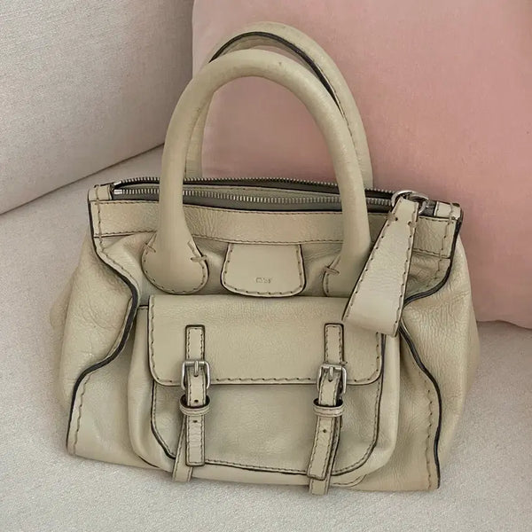 [BUNJANG] Chloé Phoebe Philo Edition Small Tote Bag Cream / 끌로에 00s 피비 파일로 이디스 스몰 크림 가방 백 y2k 핀터 토트