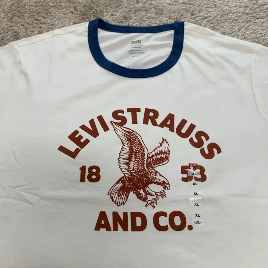 [BUNJANG] Levi's Eagle Ringer T-Shirt XL / 리바이스 독수리 링거 티셔츠 XL