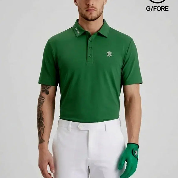 [BUNJANG] G/FORE Men's PK Polo Golf Shirt, Golf Cap, Golf Pouch Set / [G/FORE] 지포어 남성 PK 폴로 골프셔츠 XL, 지포어 골프캡, 지포어 파우치
