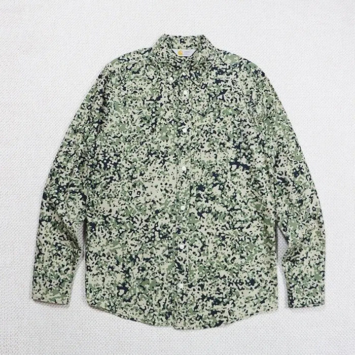[BUNJANG] Carhartt Men's Long Sleeve Camo Pattern Shirt / (정품) 칼하트 남자 남방 긴팔티