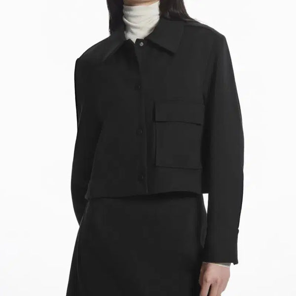 [BUNJANG] COS Cropped Twill Jacket S / COS 코스 크롭 트윌 자켓 S