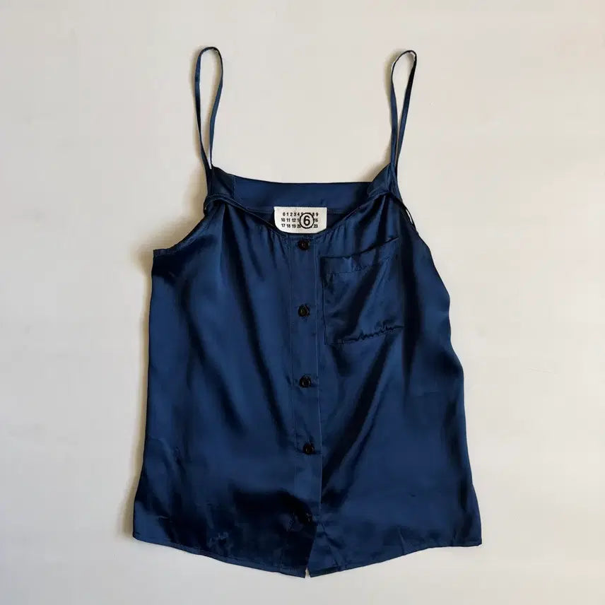 [BUNJANG] MM6 Maison Margiela Satin Top OS / MM6 마르지엘라 새틴 탑 ( OS )