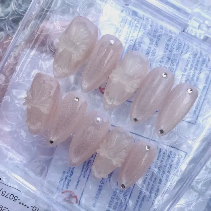 [BUNJANG] Cross Charm Magnetic Gel Nail Tips - New / 진짜 예뻐요 ㅣ 새상품 십자가 파츠 자석젤 네일팁