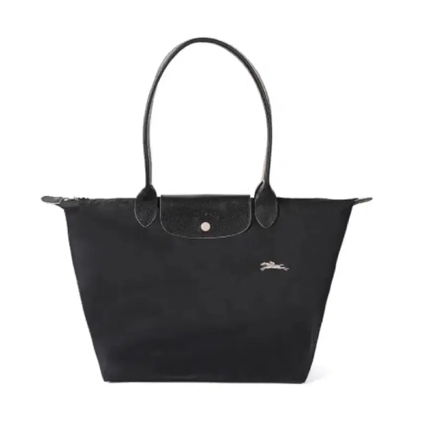 [BUNJANG] Longchamp Le Pliage Club Large Shoulder Tote Bag Black / 롱샴 르 플리아주 클럽 대형 숄더백 Le Pliage 토트백L 토트백 블랙 미사용 새상품 무료배송 데일리 가방 블랙