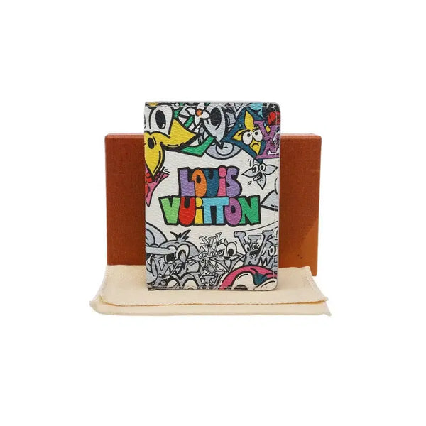 [BUNJANG] Louis Vuitton Pocket Organizer Monogram Comics Canvas Wallet / (새상품급)루이비통 포켓 오거나이저 모노그램 코믹스 캔버스 지갑