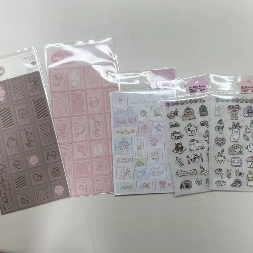[BUNJANG] Fanci Atelier Pop-up Yeonpofo Nim Scrapbook Sticker Bundle Set / 일괄) 팬시아뜰리에 팝업 연포포님 스크랩집 스티커