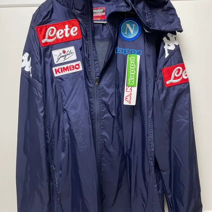 [BUNJANG] Kappa Napoli Windbreaker Jacket Navy / 카파 나폴리 바람막이 자켓 네이비