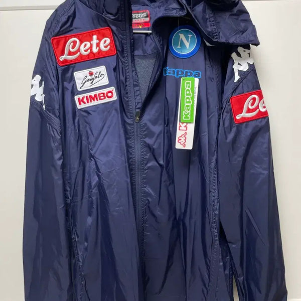 [BUNJANG] Kappa Napoli Windbreaker Jacket Navy / 카파 나폴리 바람막이 자켓 네이비