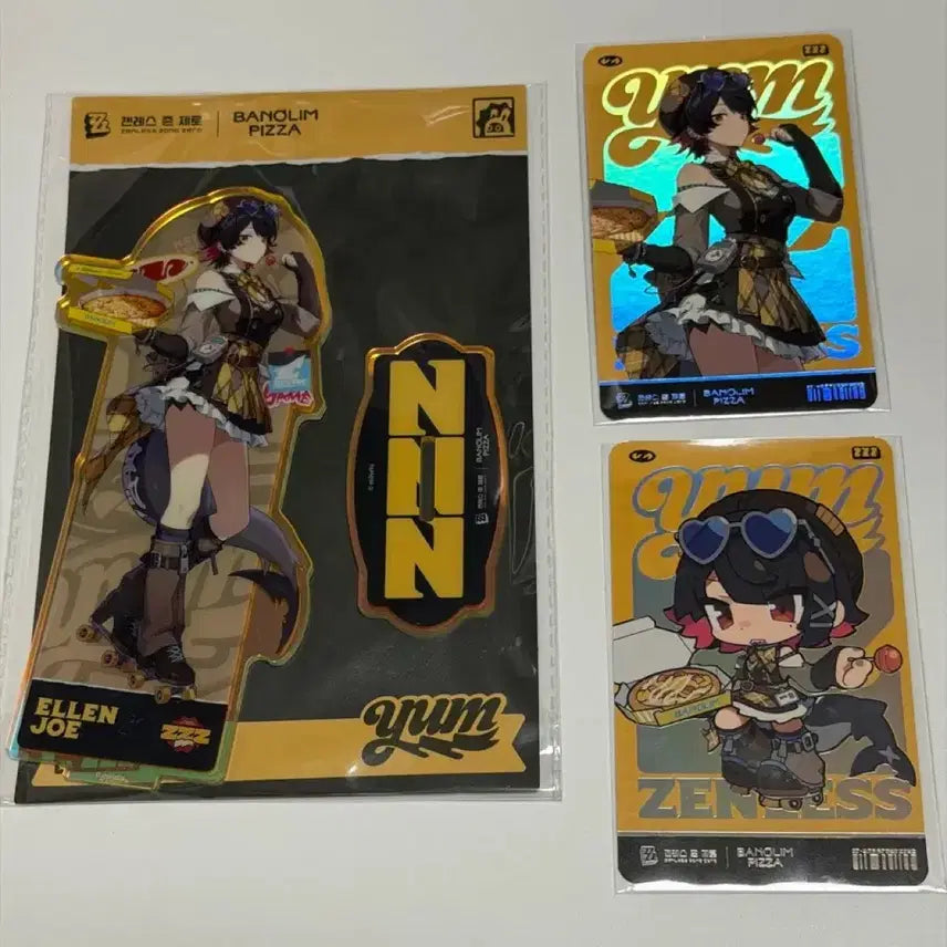 [BUNJANG] Zenless Zone Zero Ellen Acrylic Stand & Photocard Set / 반올림피자 젠레스 존 제로 엘렌 조 아크릴 스탠드 포토카드