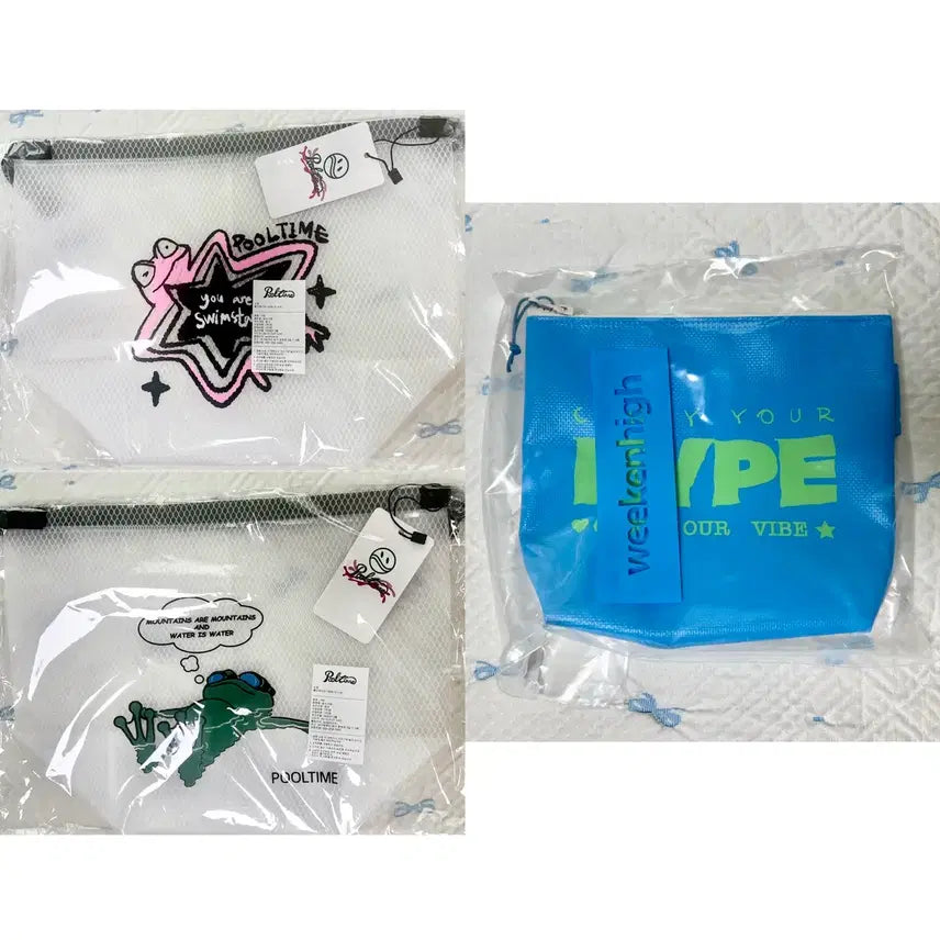 [BUNJANG] Fulltime Waterproof Baggeto & Week High HYPE Waterproof Pouch / 풀타임 방수 보게또 1개 (스윔스타 or 산산물산) & 위켄하이 HYPE 방수 파우치 새상품