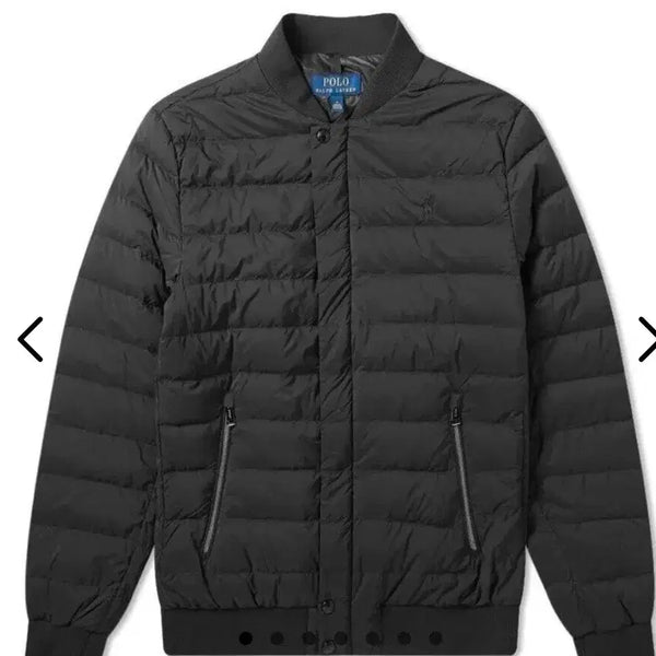 [BUNJANG] Polo Ralph Lauren Men's Waterproof Ripstop Down Lightweight Bomber Jacket Black / 폴로 랄프로렌 남성 방수 립스탑 다운 경량 봄버 자켓 블랙