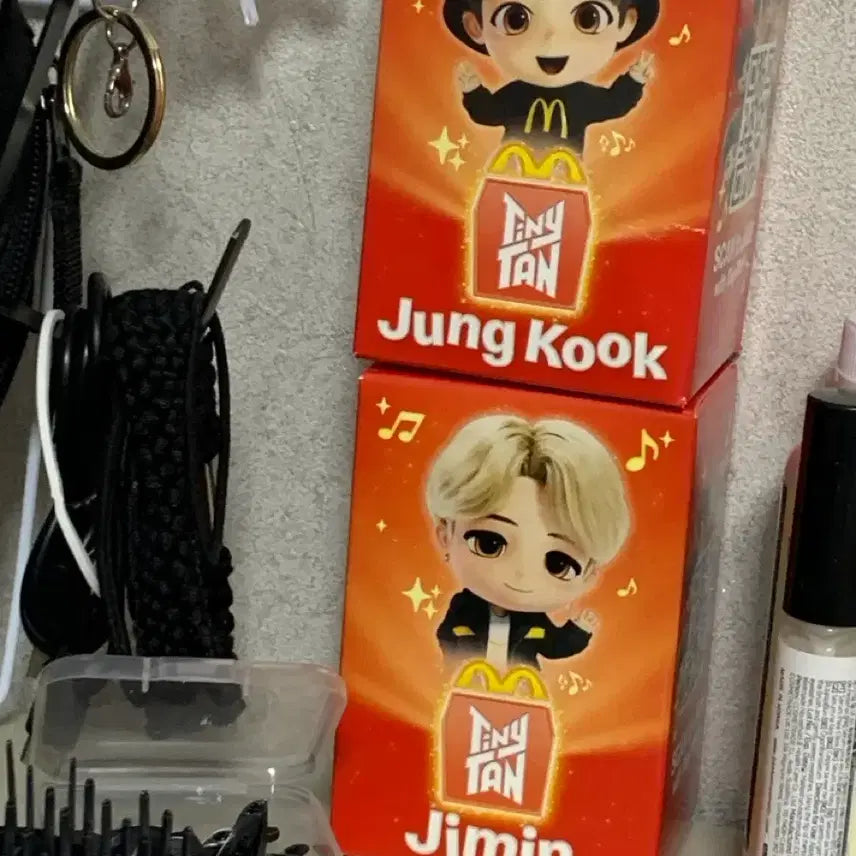 [BUNJANG] BTS TinyTAN McDonald's Collaboration Jungkook & Jimin Figures (Sealed) / 방탄소년단 피규어