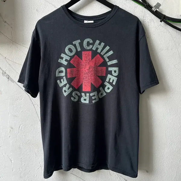 [BUNJANG] 2000s Red Hot Chili Peppers Mint Logo T-Shirt / [M] 00's OG 레드핫 칠리 페퍼스 티셔츠 빈티지 밴드티 민트로고