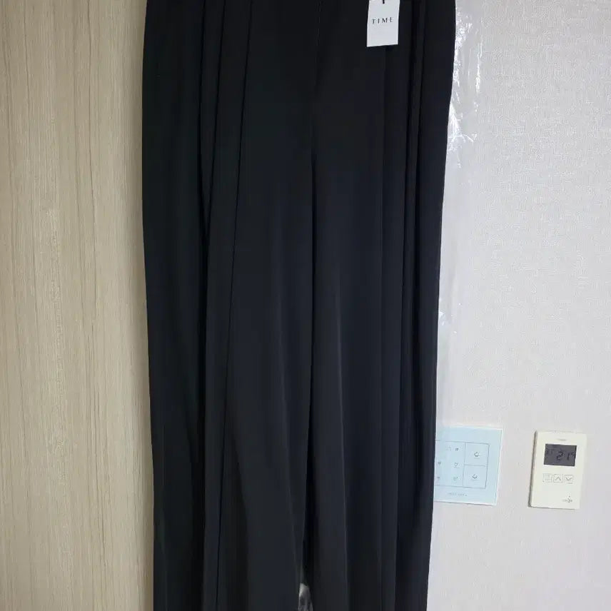 [BUNJANG] Time Wide Slacks Black / 타임 와이드 슬랙스 블랙