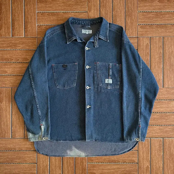 [BUNJANG] Kearney House 90s Denim Work Shirt L / 90s Kearney House 키어니 하우스 데님 워크 셔츠 L