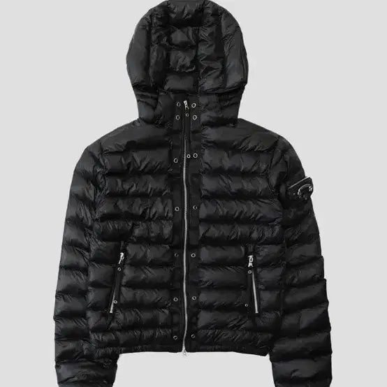 [BUNJANG] BADBLOOD Viper31-1 Lightweight Hooded Puffer Black / 배드블러드 패딩 바이퍼31-1 라이트웨이트 후드 푸퍼 블랙