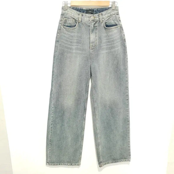 [BUNJANG] Liv Lery Women's Wide Denim Pants M_M2674 / 리브어리 여성 와이드 데님 팬츠 M_M2674