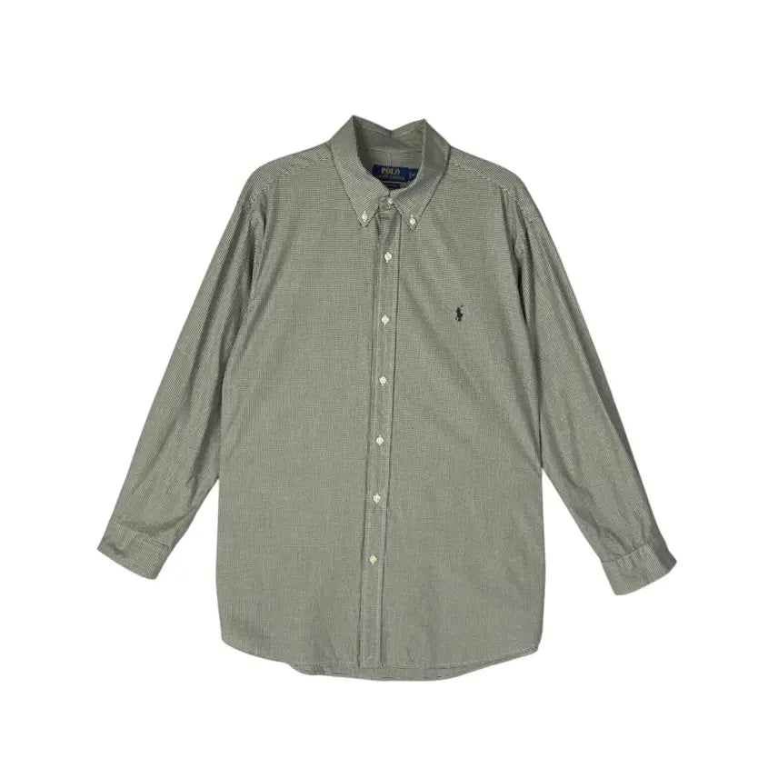 [BUNJANG] Polo Ralph Lauren Classic Fit Gingham Long Sleeve Shirt (L) / 71. 폴로 랄프로렌 클래식핏 깅엄체크 긴팔 셔츠 (L)