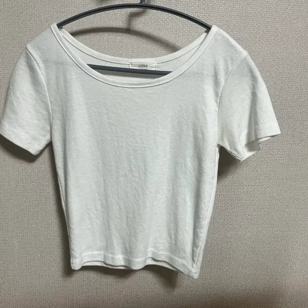 [BUNJANG] White Short Sleeve T-Shirt / 화이트 반팔티