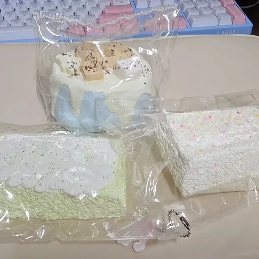 [BUNJANG] Juanmi (주안미) Meringue 'Boseok Bar Cake' Dessert Toy Bundle Set / juanmi 주안미 말랑이 일괄 판매 보석바 케이크 디저트